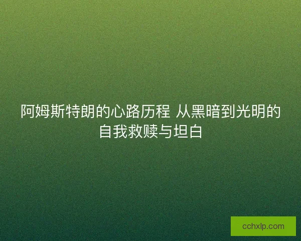 阿姆斯特朗的心路历程 从黑暗到光明的自我救赎与坦白